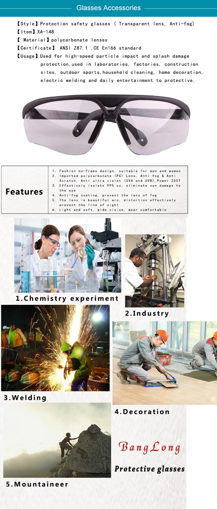 Ansi Z87.1 Z 87.1 Z87 방진 En166f 안전 고글 가격 Buy 안전 안경 Product on