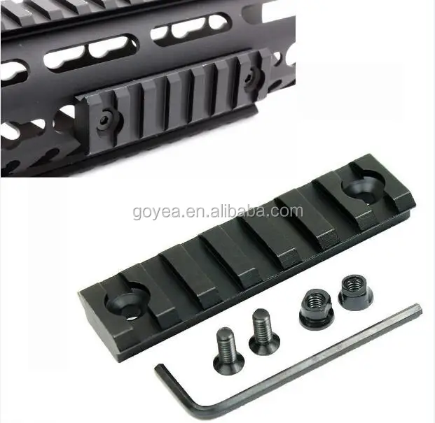 

3 inch Keymod 7 Slot Picatinny Weaver Rail Handguard Section Aluminum 3",Wholesale Price, Black