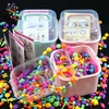 550pcs pop beads jewelry making set with storage box