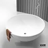 cast resin bathtub / round freestanding bath tub/ round bathtub