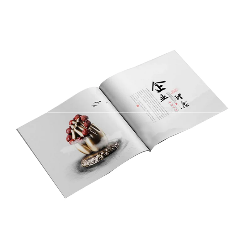 
China direct book printer customized hardcover magazines printing 