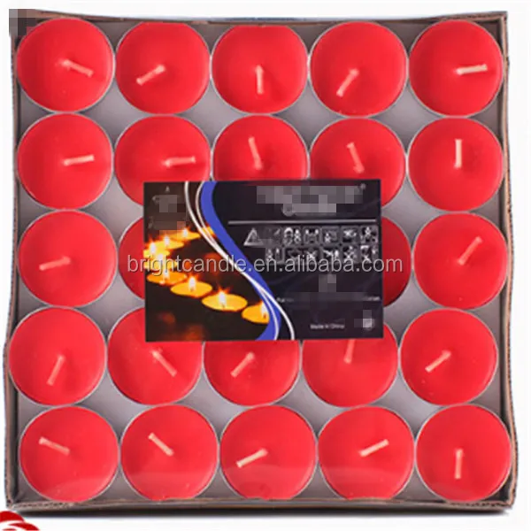 tealight candles heart shaped red blue colored tea light