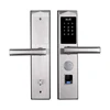 High Security LCD Screen Door Bell Handle Smart Fingerprint Door Lock