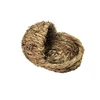 Natural grass weaving rabbit hamster pet woven beds house /pet grass cage