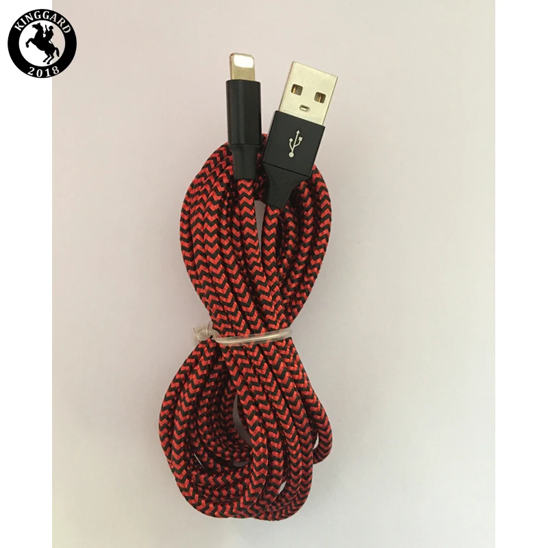 

custom logo fast 2 meter usb charging cable for iphone, Red/black/silver/gold/others