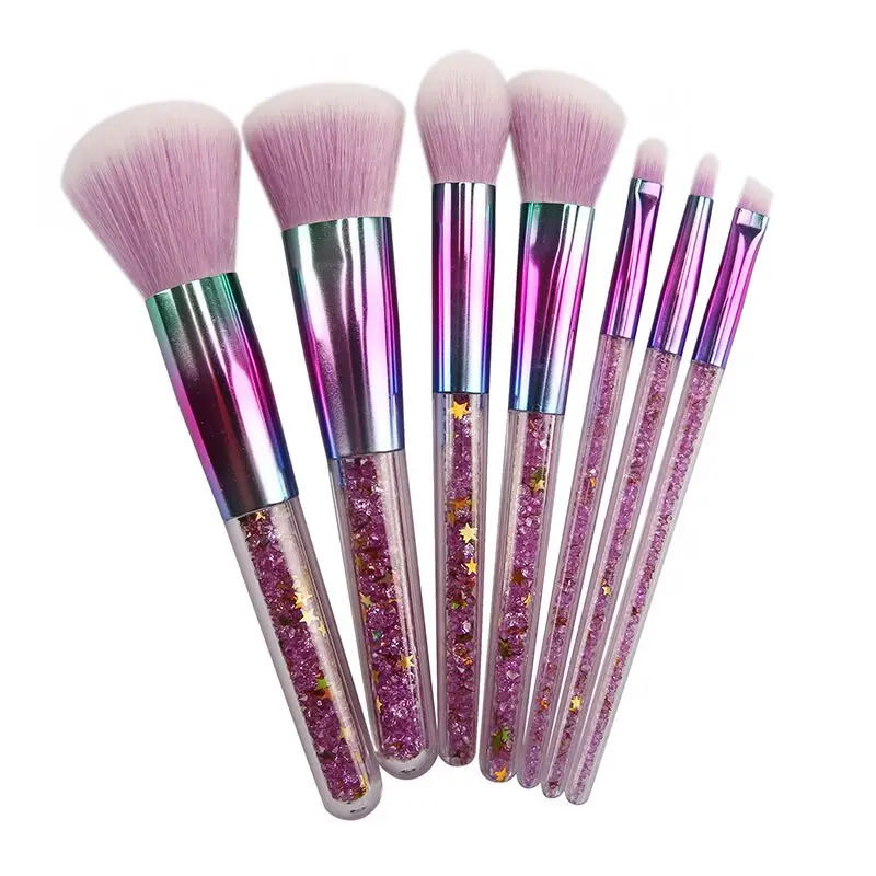 

2019 New Arrivals Beauty Cosmetics Crystal Makeup Brush, Customized color