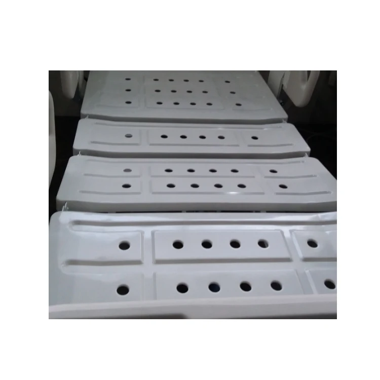 2crank manual with Aluminum alloy guardrail nursing bed