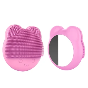 silicone facial cleanser electric cleansing brush with usb