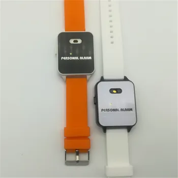 120db Wristband Personal Safety Alarm Elderly Emergency Alarm With Led