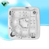acrylic resin above ground frame 4 person bathtub