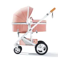 

China Factory Price Luxury Pram 3 in 1 With Car Seat Strollers Walkers Carriers Poussette Bebe Travel Baby Stroller Prams