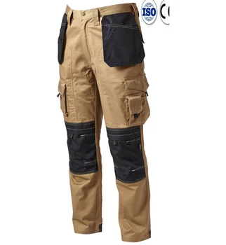 Multi Pockets Worker Pants Cheap Made Of Lightweight Cotton Khaki