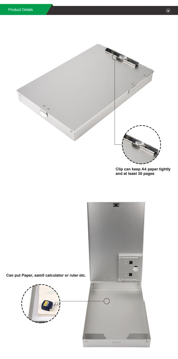 Aluminum Right Side Open Multi Function Folding Silver Storage