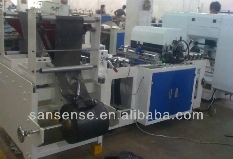 Shopping Plastic Roll Bag Manufacturing Machine Point Cutting Rolling