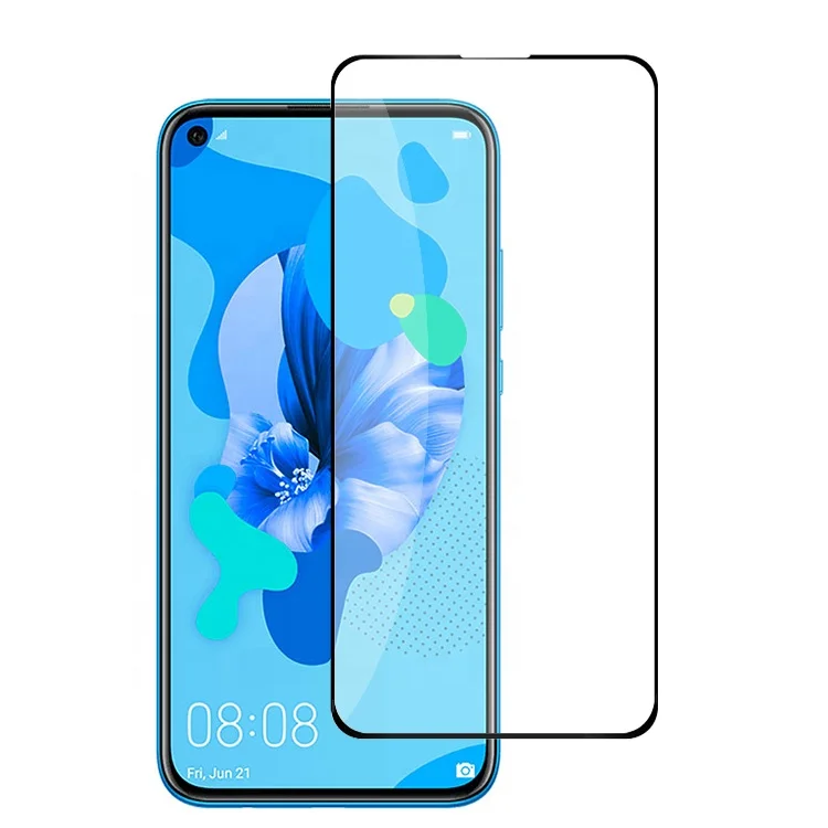 

Tempered Glass Screen Protector New Product Silk Full Glue Full Coverage Black for Honor 20 Mobile Phone Anti-scratch