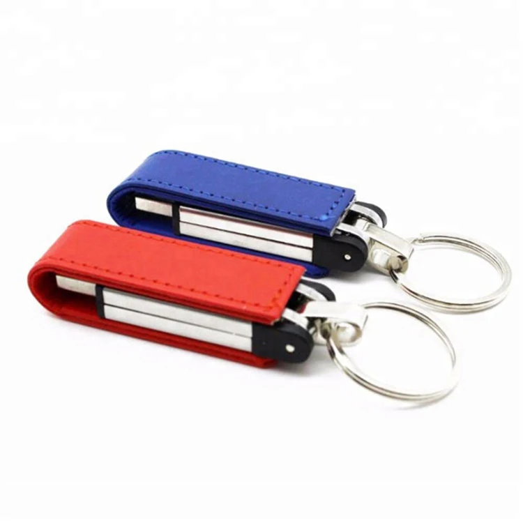 Factory Price Pen Drive Keychain USB Memory Stick 8GB 16GB 32GB 64GB 128GB Cheap Leather USB Flash Drive - ANKUX.COM