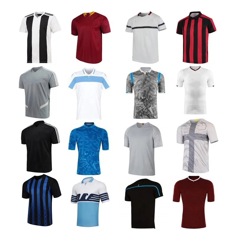

2019 Club Football Jersey with Name Number Thailand Football Shirt, Any color is available