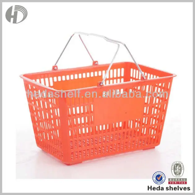 Supermarket Equipment Metal And Plastic Shopping Basket For Sale Buy