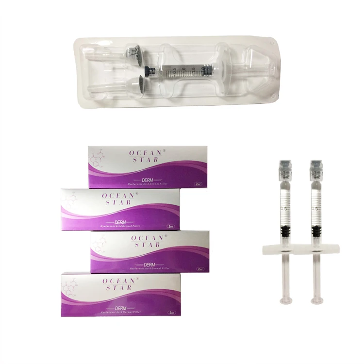 

Factory Sell Best Injectable hyaluronic acid 1ML dermal filler for butt enlargement, Transparent