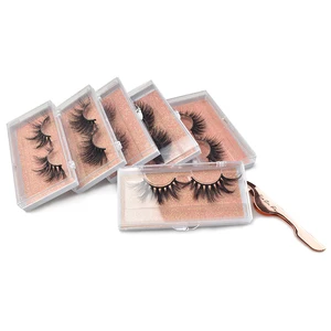 Wholesale vendor100% real  siberian mink lashes 25mm 5d hand made 3d Mink Eyelashes