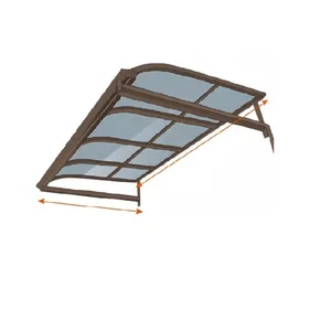 Image of CHINA HOT SALES sun shade sail prefab awning balcony canopy