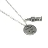 The Peter Pan quote Never Grow Up necklace Big Ben charm