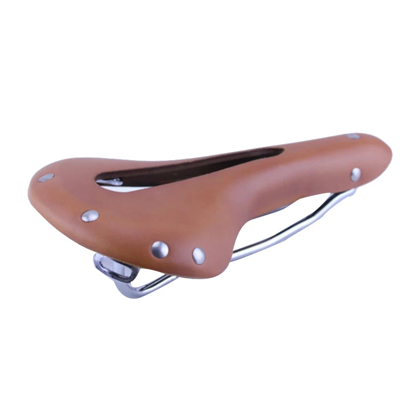 yellow mountain bike saddle