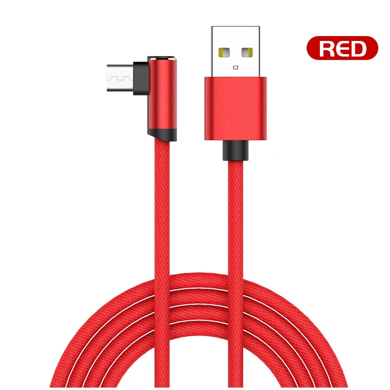 Doolike 2019 long line 1.8m fast charge Elbow phone charging cable micro usb data