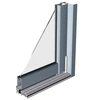 Surface electrophoresis extrusion aluminium windows track
