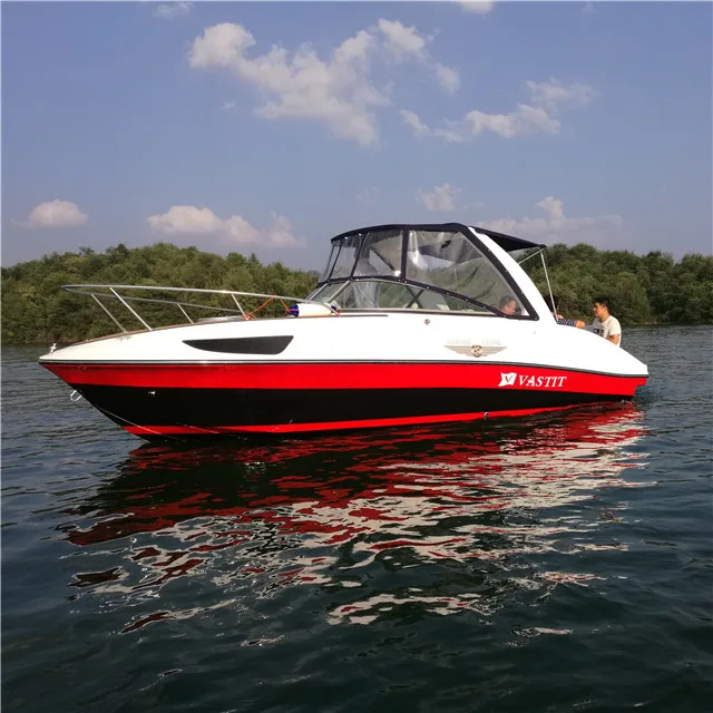 7.3m fiberglass fishing boat yacht with good price from flit boat co