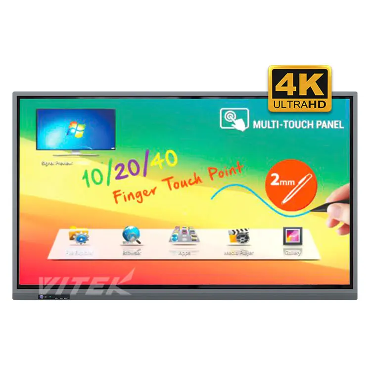 

50 Inch Touch Screen All In One Android 4k Multi Ultra Wide Led Monitor, N/a