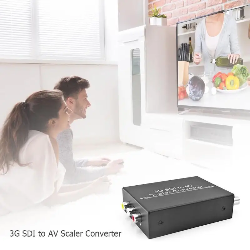 

ALLOYSEED 3G SDI to AV Scaler Converter BNC RCA Audio 3G/HD/SDI to R/L RCA Converter Adapter For PS4 DVD PC Monitor