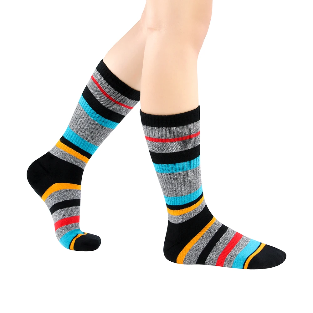 Wholesale Price Men'S Casual Socks/Color Stripe Cartoon Teen Tube Socks