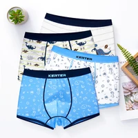 

China Manufacturer Teen Print Pure Cotton Dinosaur Children Boxer Shorts Brief Kids Underwear For Boys