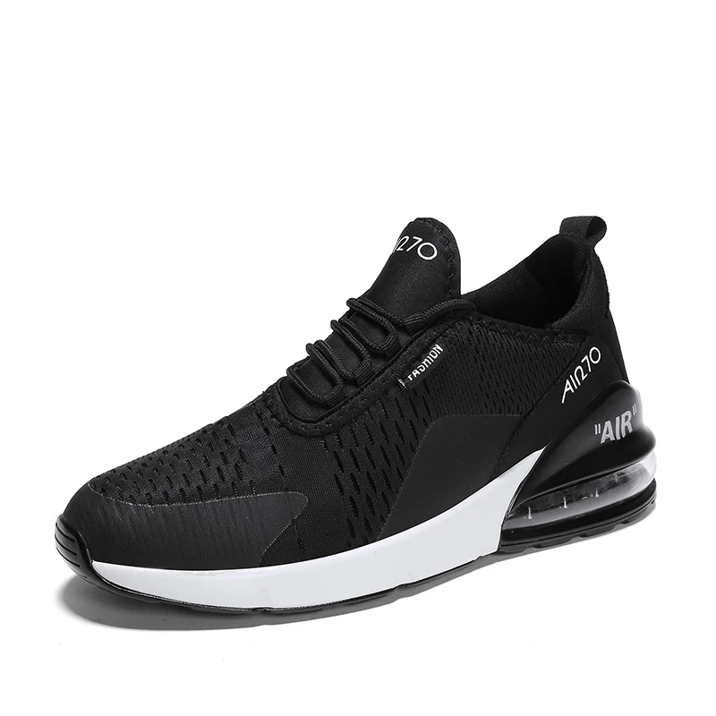 

Latest Design Air Cushion Sports Shoes For Men Running Shoes OEM ODM Factory Men Sports Shoes, Black,white,blakc&white,white&black