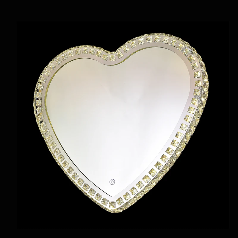 LED lighted bathroom mirror