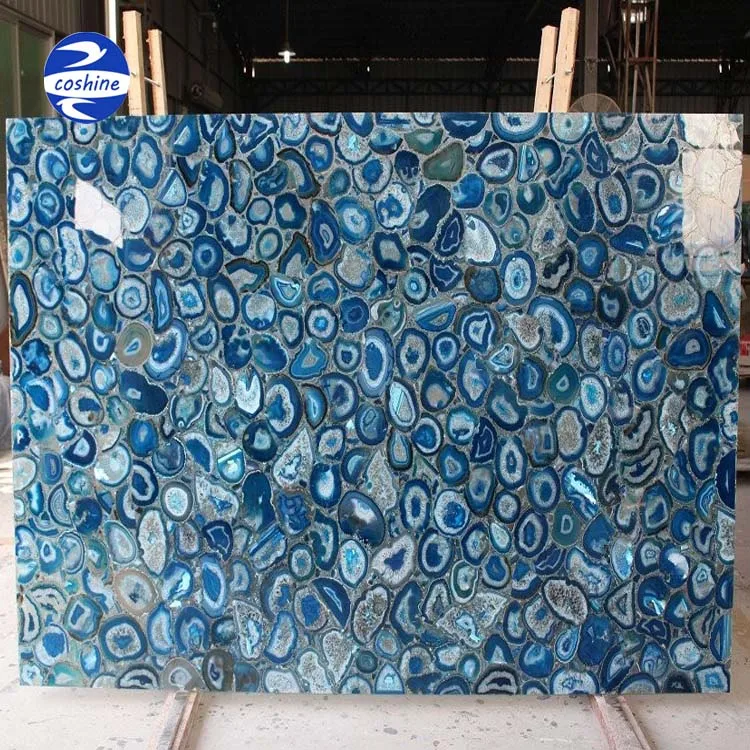 blue agate marble