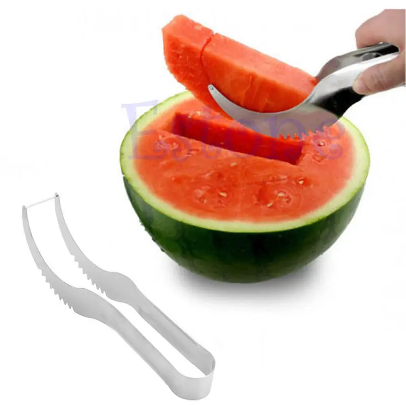 COLTELLO EURONOVITA/'® TAGLIA AFFETTA ANGURIA MELONE LAMA IN ACCIAIO INOX