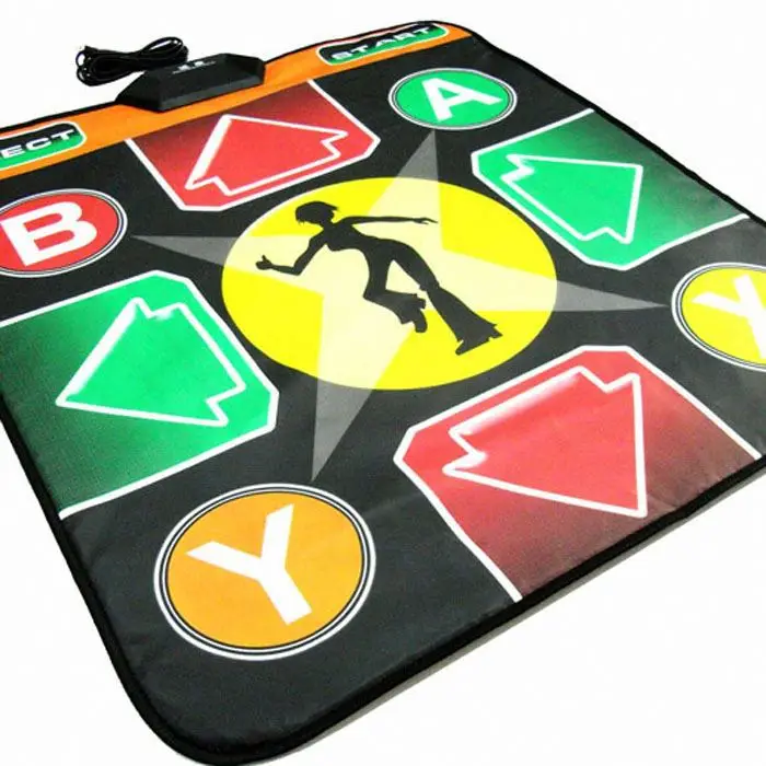 
USB RCA Non-Slip Dancing Step Dance Mat Pad for PC TV AV Video Game 