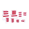 Small Round Plastic Well Ware Food Storage Bowls Containers With Lids