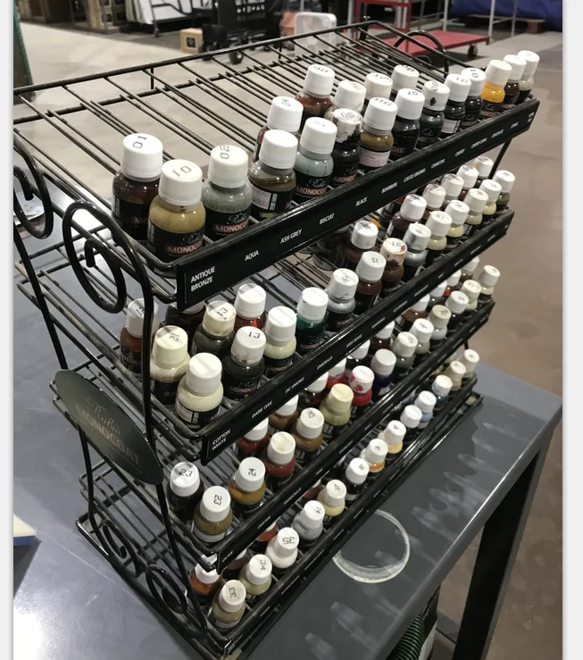 Retail Counter Metal Wire Display Pigment Paint Bottle Rack Buy Paint