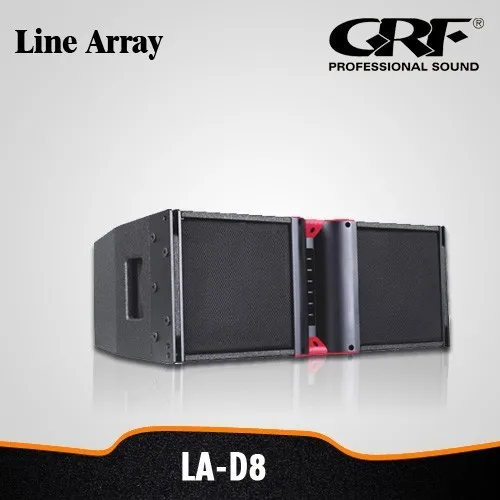 GRF PRO Audio Professional Dual 8" Mini Line Array Speaker System