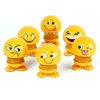 2019 hot New Style Bobble Head Car Doll Dancing Emoji Smiley Doll Jumping Simley toy Party Emoji Doll