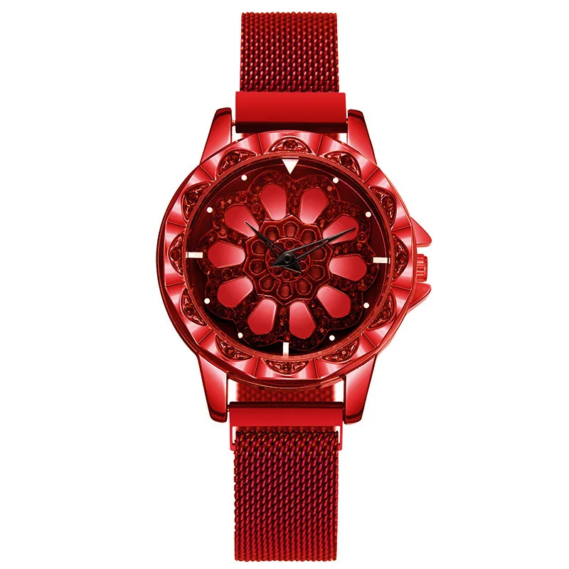 

2019 popular women watches top best selling products for women flower quartz metal bangle watch women's Rotary watches