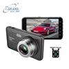 4 inch car black box front rear camera JieLi5601 dual view dash camara