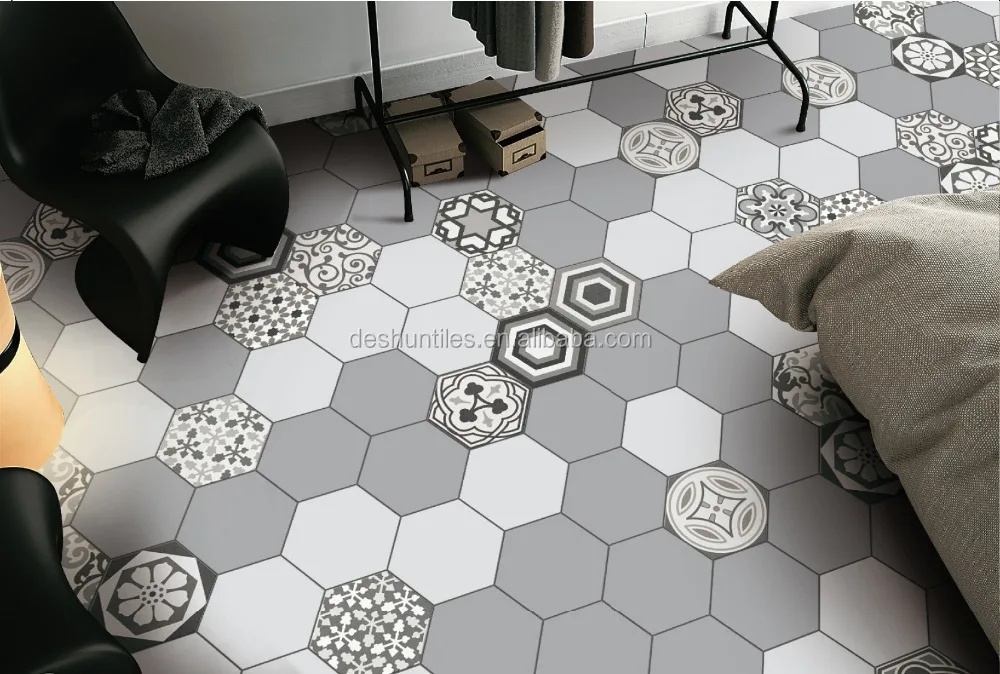 Nice Decorative Grey Color Hexagon Ceramic Tile Wall For Nice Decorative Grey Color Hexagon Ceramic Tile Wall For And Floor