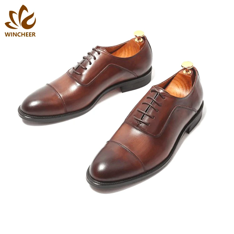 

Cheap price black brown high quality leather shoes custom man dress shoe