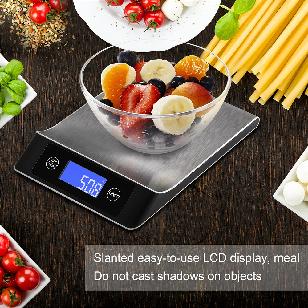 
CX17 New Kitchen Electric Coffee Digital Luggage Food Scale LCD Digital Electric Postal Weight Scale 5kg 