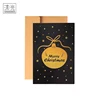 Hot Stamping Beautiful Glitter Christmas Greeting Card And Envelope Tarjeta Regalo