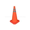 DINGTIAN PP Base Retractable Collapsible Traffic Safety Cone With LED Light